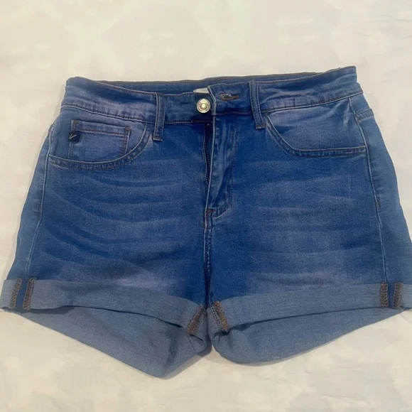 Kancan Estilo Denim Shorts Stretch Size 28 EUC - Picture 1 of 6